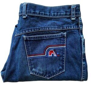 Les Nordiques de Québec Vintage blue jeans Western high rise straight 34 or 38